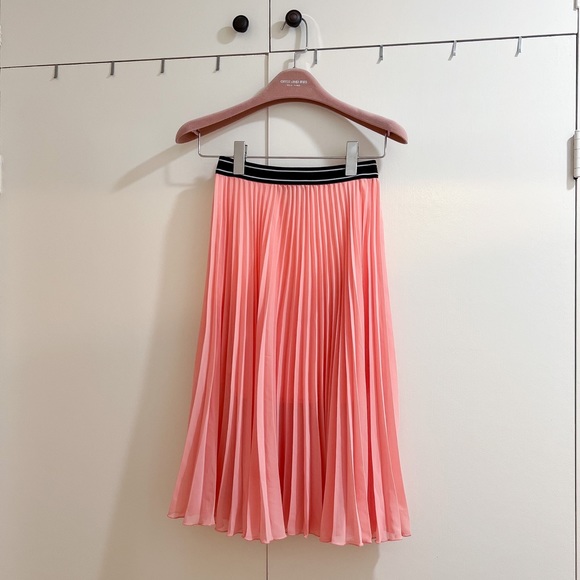 Topshop Pink Tulle Midi Skirt